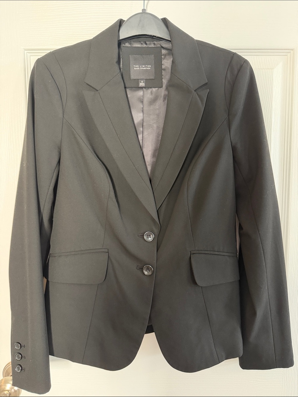 Y2K The Limited Black Suit, Fitted Two-Button Blazer and Drew Fit Dress Pants